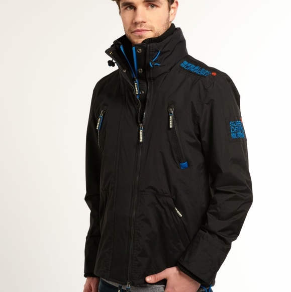 Superdry Wind Attacker Jacket (grey and blue) - Picture 2 of 12